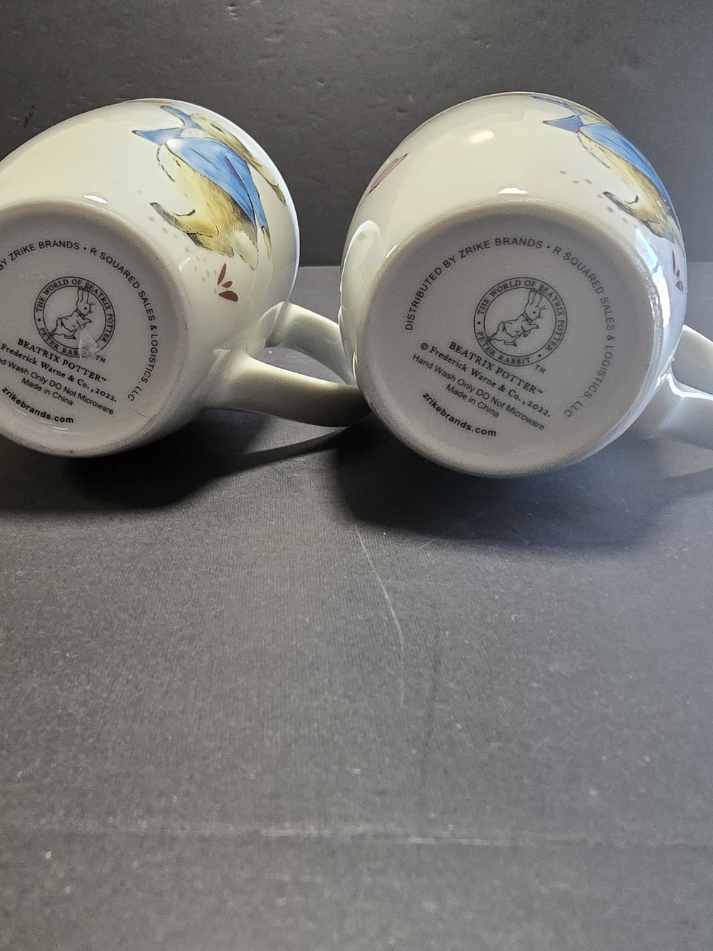 Peter Rabbit White Ceramic Mug with Blue Jacket Illustration - Picture 5 of 13